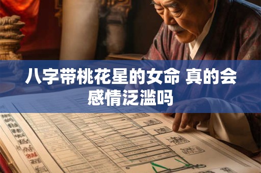 八字带桃花星的女命 真的会感情泛滥吗