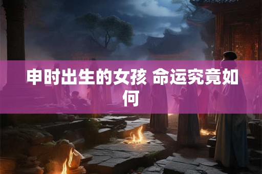 申时出生的女孩 命运究竟如何