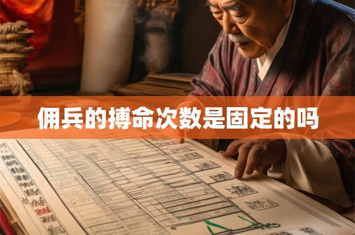佣兵的搏命次数是固定的吗