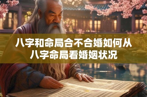 八字和命局合不合婚如何从八字命局看婚姻状况