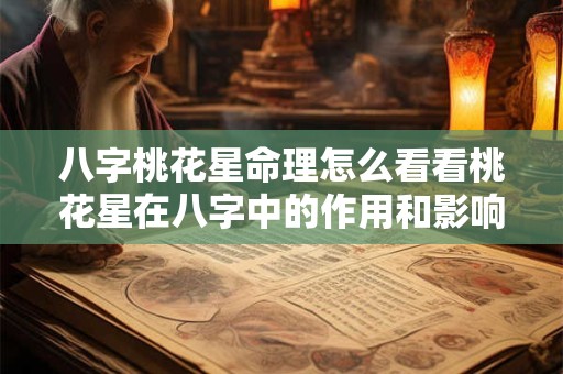 八字桃花星命理怎么看看桃花星在八字中的作用和影响