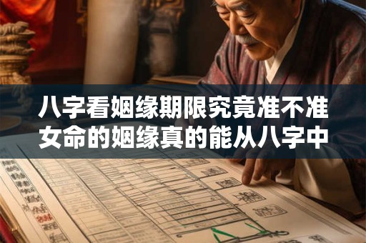 八字看姻缘期限究竟准不准女命的姻缘真的能从八字中看出端倪吗