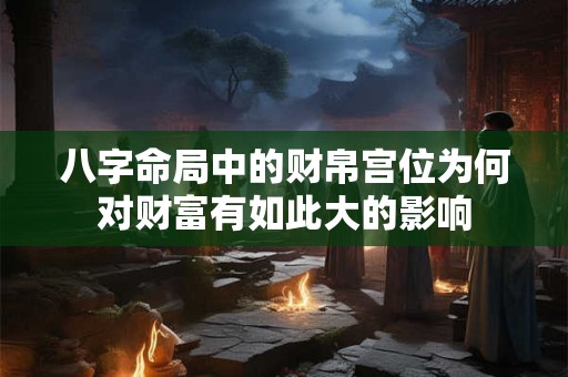八字命局中的财帛宫位为何对财富有如此大的影响