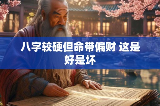 八字较硬但命带偏财 这是好是坏