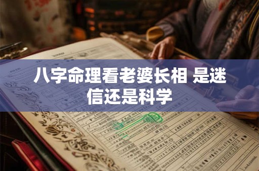 八字命理看老婆长相 是迷信还是科学