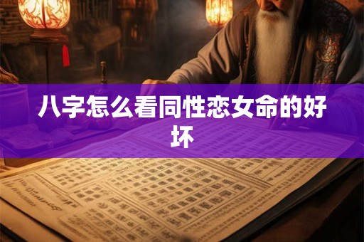 八字怎么看同性恋女命的好坏
