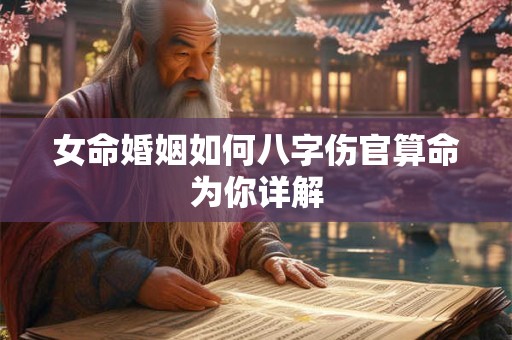 女命婚姻如何八字伤官算命为你详解