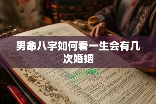 男命八字如何看一生会有几次婚姻
