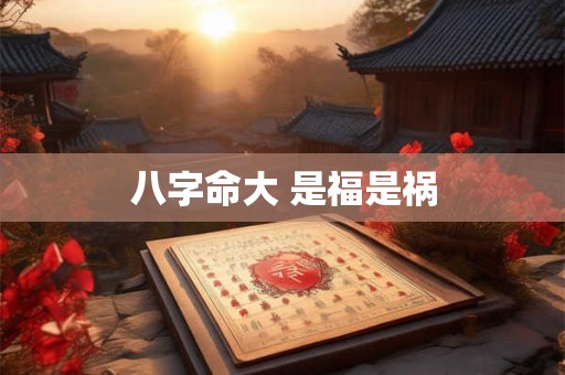 八字命大 是福是祸