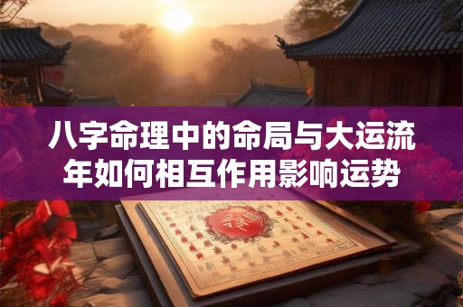 八字命理中的命局与大运流年如何相互作用影响运势