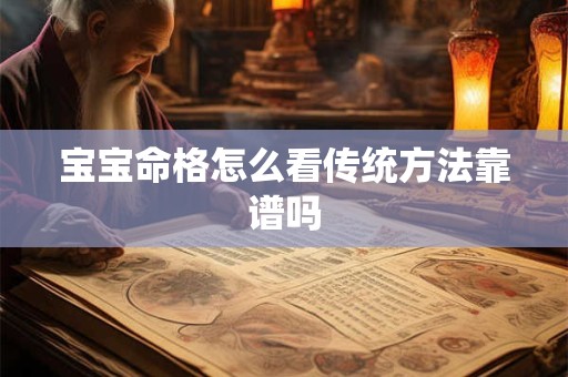 宝宝命格怎么看传统方法靠谱吗