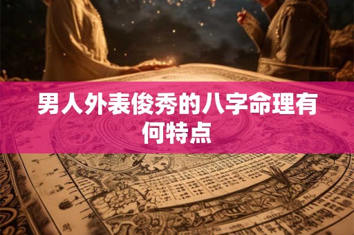 男人外表俊秀的八字命理有何特点