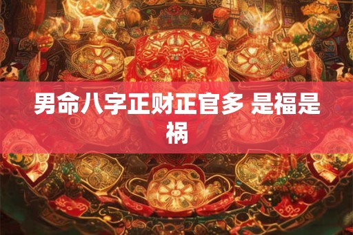 男命八字正财正官多 是福是祸