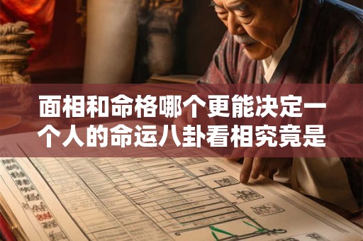 面相和命格哪个更能决定一个人的命运八卦看相究竟是看面相还是看命格