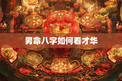 男命八字如何看才华
