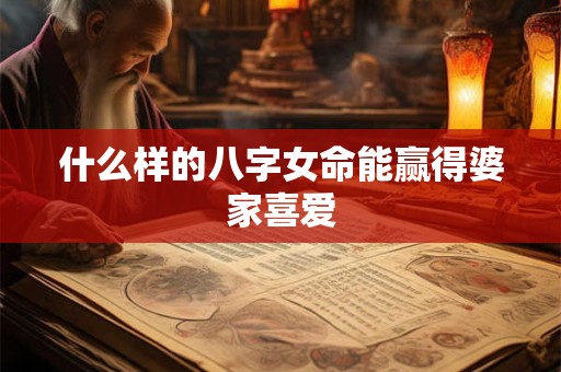 什么样的八字女命能赢得婆家喜爱