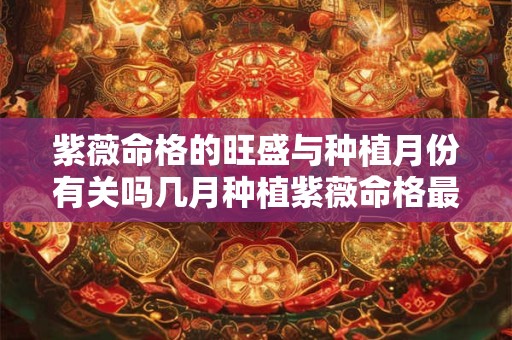 紫薇命格的旺盛与种植月份有关吗几月种植紫薇命格最旺盛呢