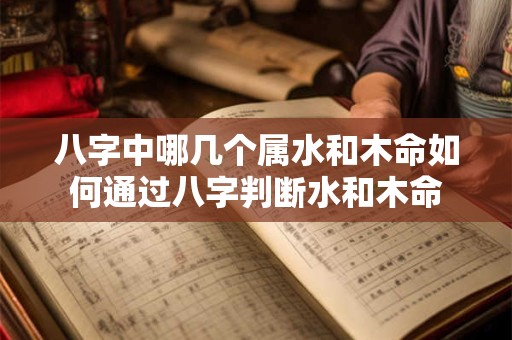 八字中哪几个属水和木命如何通过八字判断水和木命
