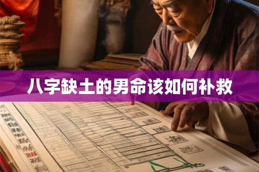 八字缺土的男命该如何补救