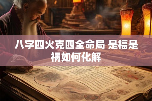 八字四火克四全命局 是福是祸如何化解