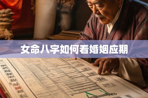 女命八字如何看婚姻应期
