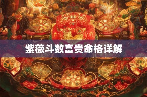 紫薇斗数富贵命格详解