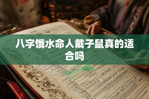 八字饿水命人戴子鼠真的适合吗