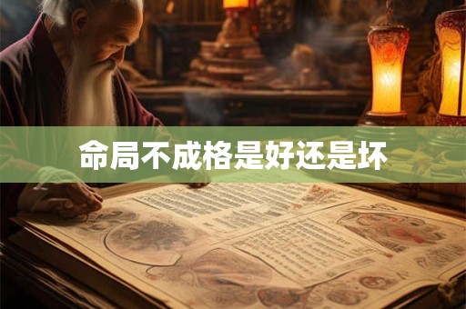 命局不成格是好还是坏