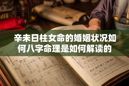 辛未日柱女命的婚姻状况如何八字命理是如何解读的