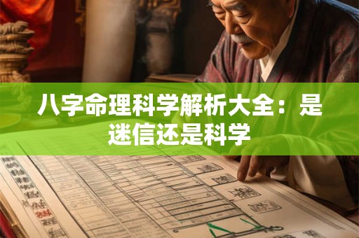 八字命理科学解析大全：是迷信还是科学