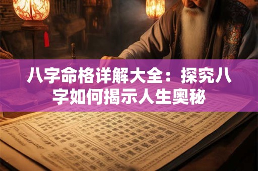 八字命格详解大全：探究八字如何揭示人生奥秘