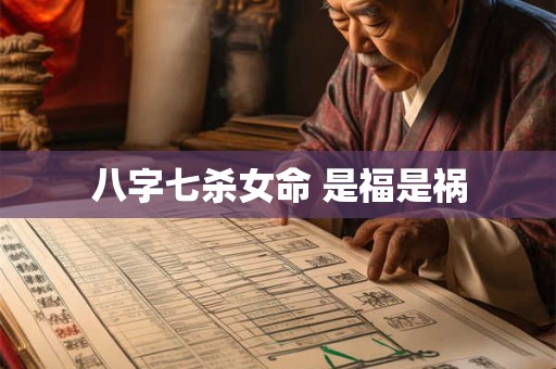八字七杀女命 是福是祸