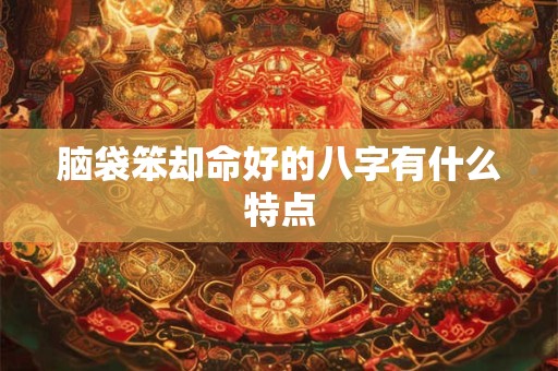 脑袋笨却命好的八字有什么特点