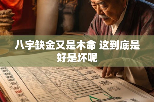 八字缺金又是木命 这到底是好是坏呢