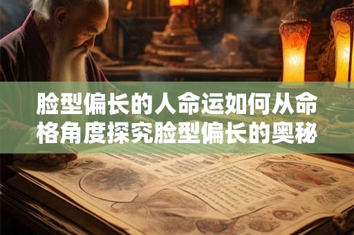 脸型偏长的人命运如何从命格角度探究脸型偏长的奥秘