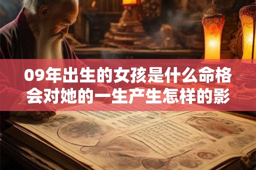09年出生的女孩是什么命格会对她的一生产生怎样的影响呢