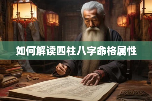 如何解读四柱八字命格属性