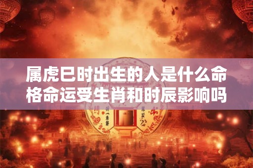 属虎巳时出生的人是什么命格命运受生肖和时辰影响吗