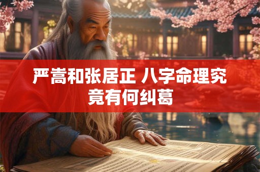 严嵩和张居正 八字命理究竟有何纠葛