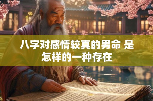 八字对感情较真的男命 是怎样的一种存在