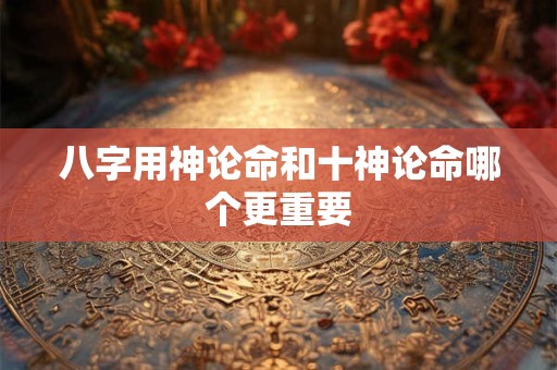 八字用神论命和十神论命哪个更重要