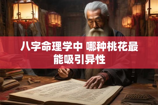 八字命理学中 哪种桃花最能吸引异性