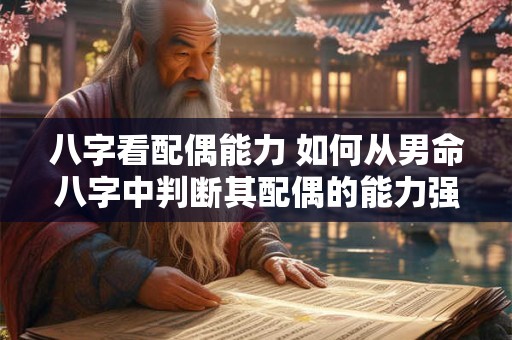 八字看配偶能力 如何从男命八字中判断其配偶的能力强弱