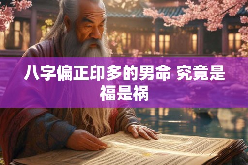 八字偏正印多的男命 究竟是福是祸