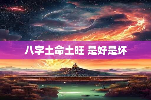 八字土命土旺 是好是坏