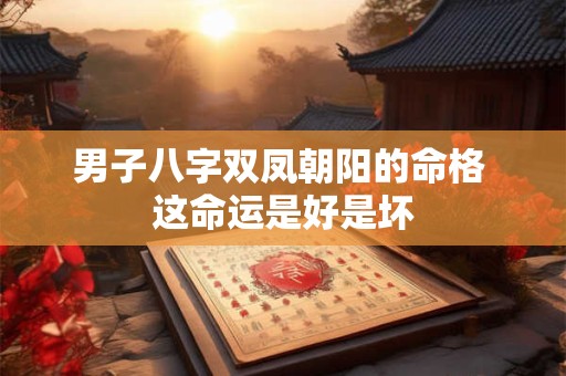男子八字双凤朝阳的命格 这命运是好是坏