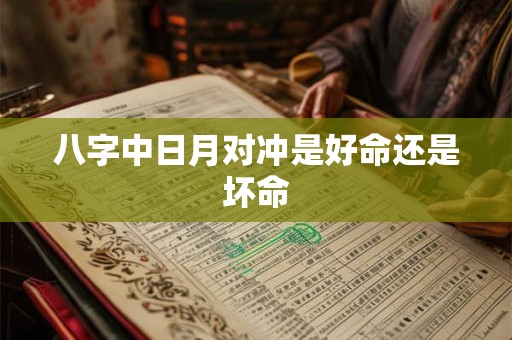 八字中日月对冲是好命还是坏命