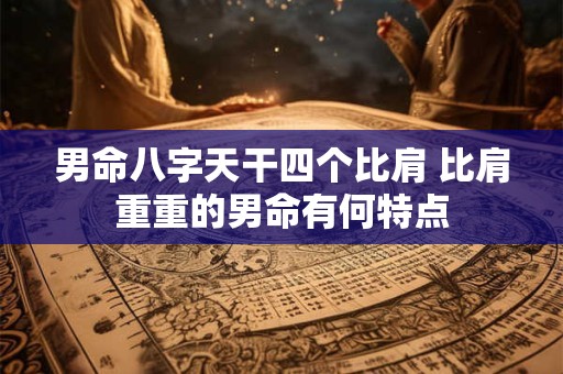男命八字天干四个比肩 比肩重重的男命有何特点