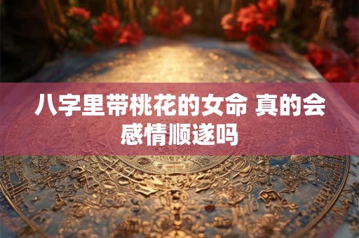 八字里带桃花的女命 真的会感情顺遂吗