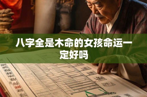 八字全是木命的女孩命运一定好吗